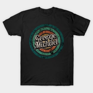 George Michael // Retro Circle Crack Vintage T-Shirt